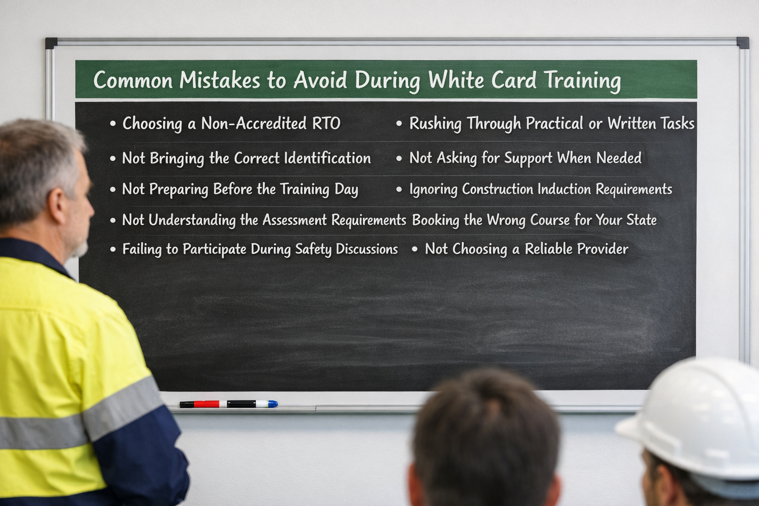 Top 10 White Card Training Mistakes to Avoid | Star Training