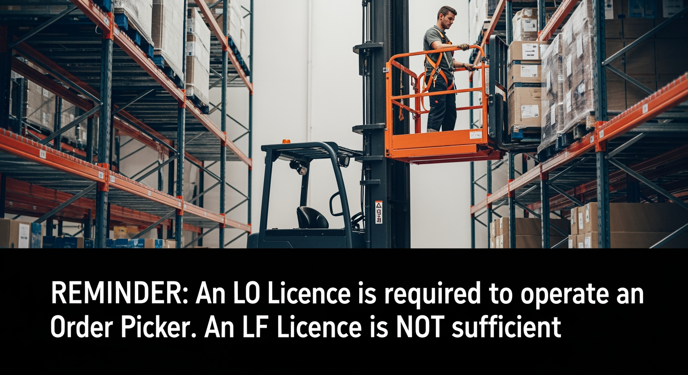 order picker forklift