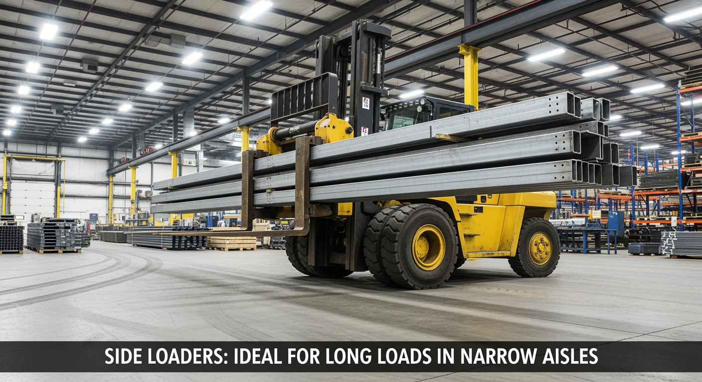 side loader forklifts